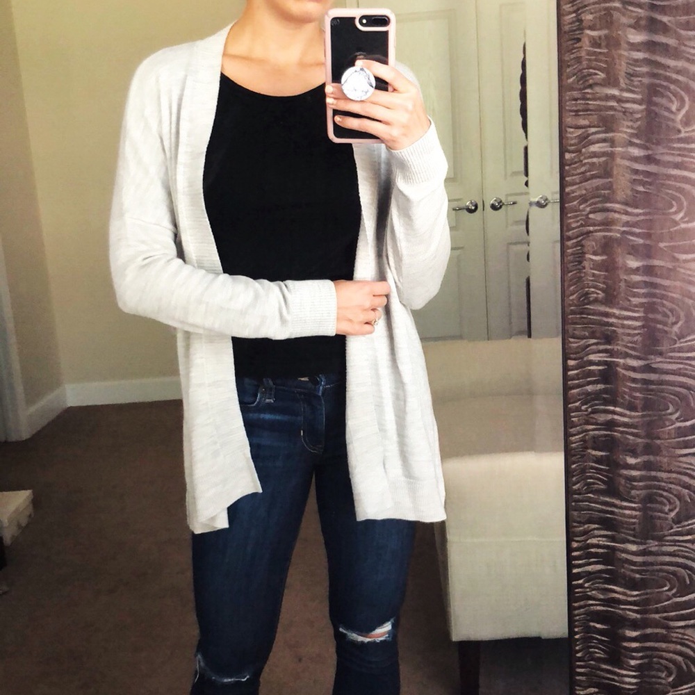 LOFT Cozy Open Cardigan Size Small